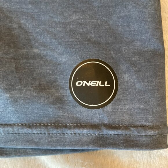 O'Neill Men's Hyperfreak Heist Line boardshorts Slate Swim Trucks Size 32 EUC - Picture 3 of 15